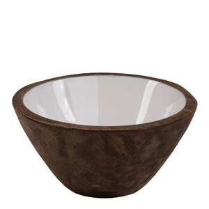 Sögne Home Bolle mangotre 15,4 cm rustic brown/hvit