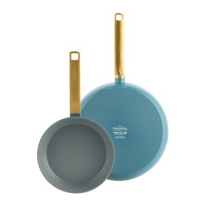 GreenPan Evolution keramisk stekepannesett 2 stk 20/28 cm blå