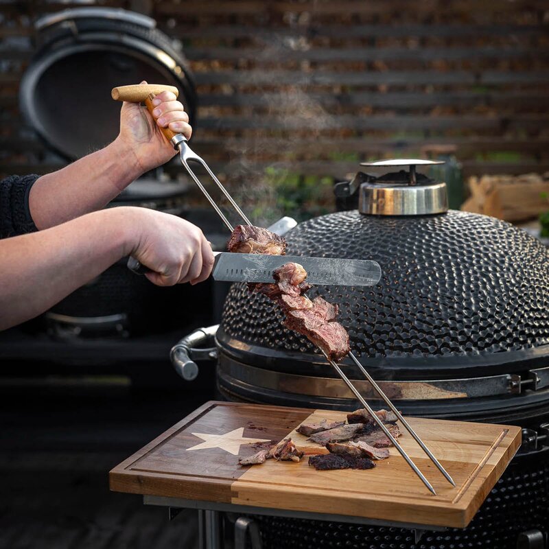 Kamado SUMO Grillspyd dobbelt langt 67 cm