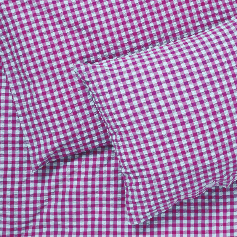 Juna Bæk&Bølge sengetøy 200x220 cm fuchsia/mint