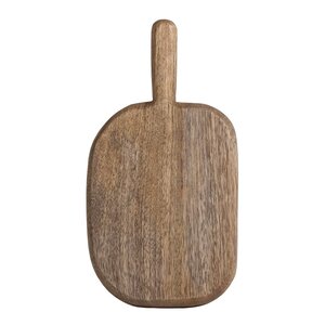 Sögne Home Skjærebrett mangotre 27x14 cm rustic brown
