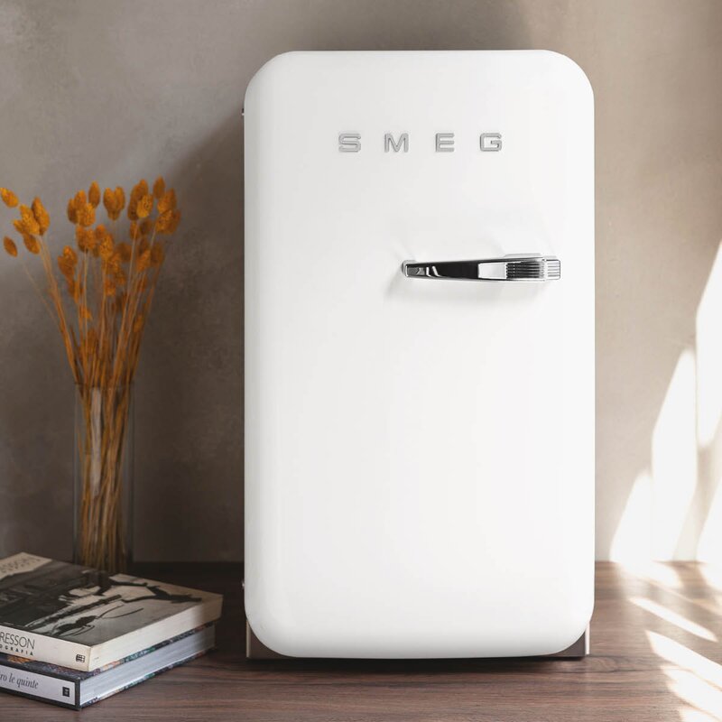 SMEG Kjøleskap FAB5 34L høyrehengslet hvit