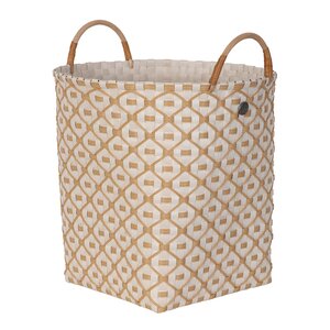 Handed By Ivy & Rose stor kurv m/håndtak 35x35 cm champagne