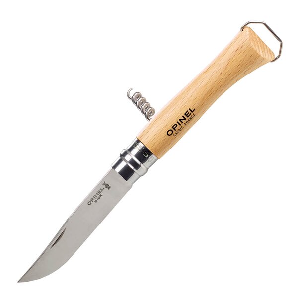 Opinel - Tradition N&deg;10 lommekniv med korketrekker 10 cm b&oslash;k