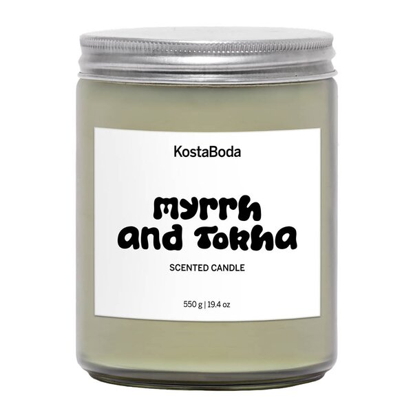 Kosta Boda Mind duftlys 13 cm Myrrh & Tokha