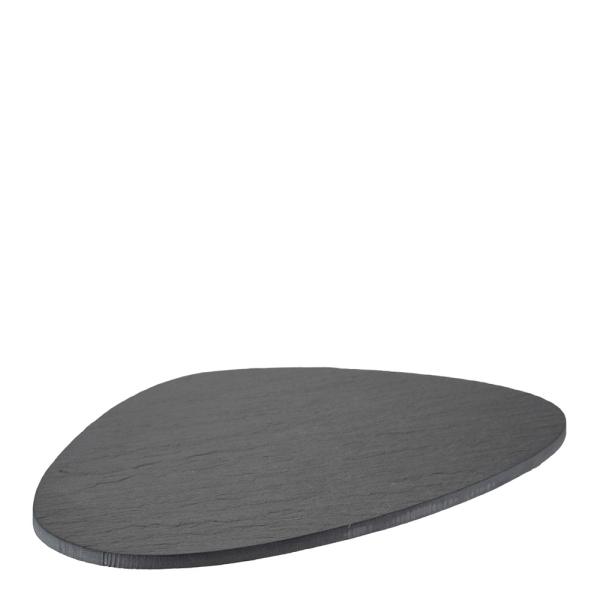 Modern House – Slate serveringsfat 22×16 cm oval svart