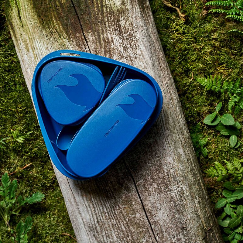 Light My Fire LunchKit 2.0 matbokssett 6 deler hazyblue
