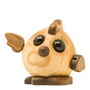 FableWood Henny hønemor trefigur 9 cm ask/valnøtt