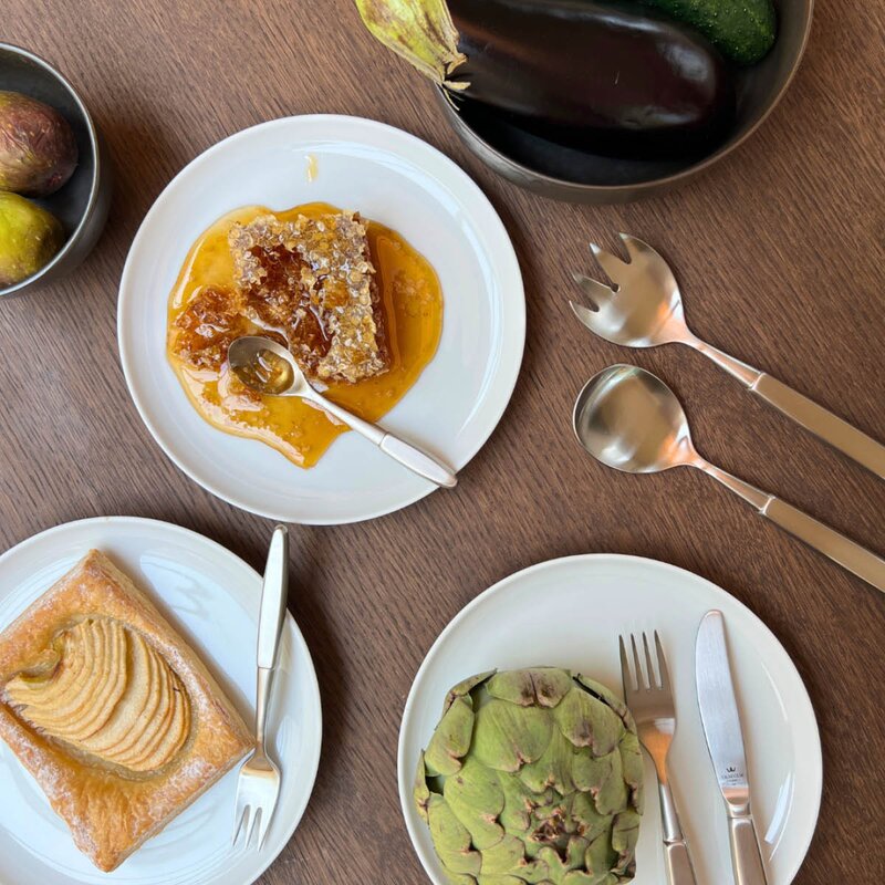 Skaugum Kakegaffel 16 cm 6 stk børstet stål