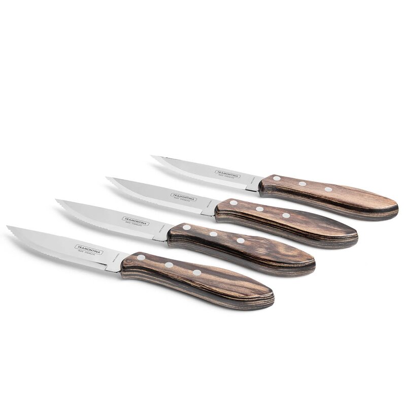 Tramontina BBQ by Hellstrøm biffbestikk 8 deler mørk brun