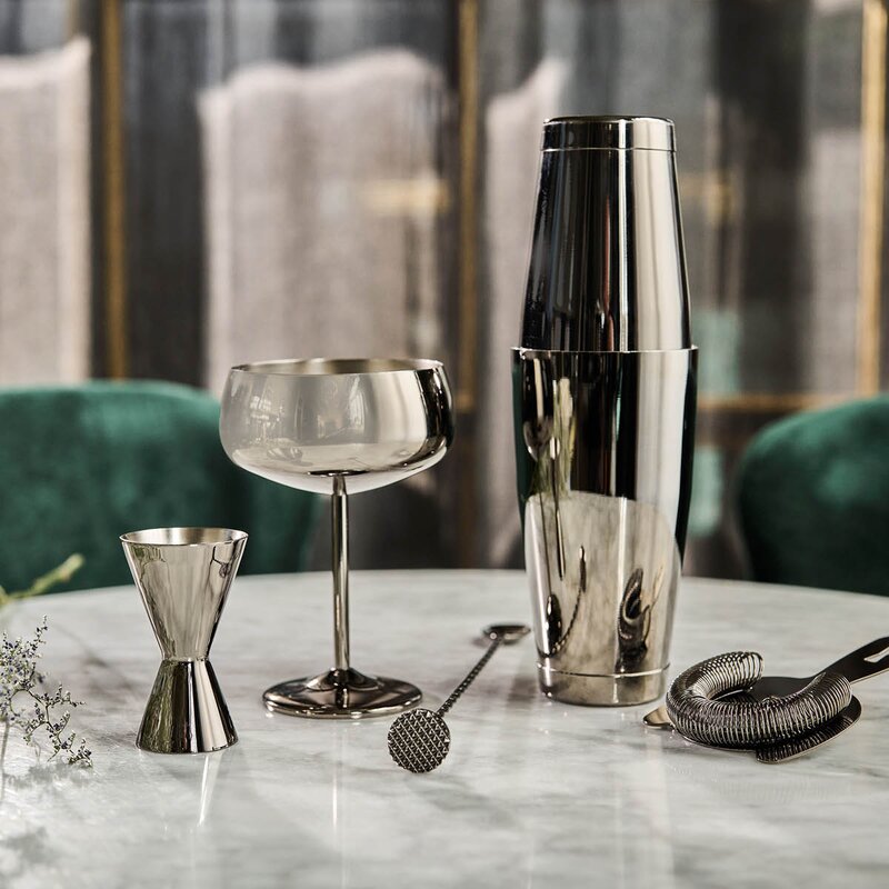 Modern House Sontell Silver målebeger 2/6 cl blankpolert
