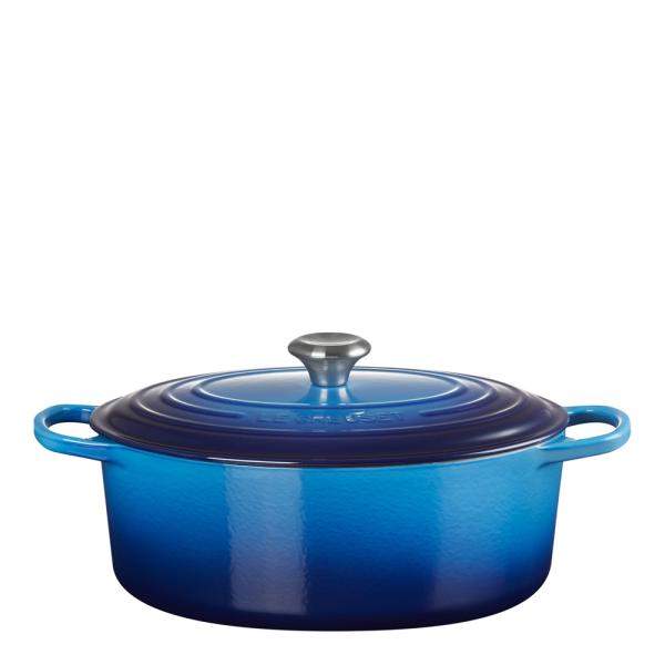 Le Creuset – Oval støpejernsgryte 6,3L 31 cm azure