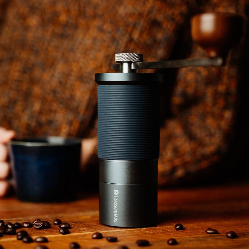 Zassenhaus Master kaffe-/espressokvern 17,5 cm blå