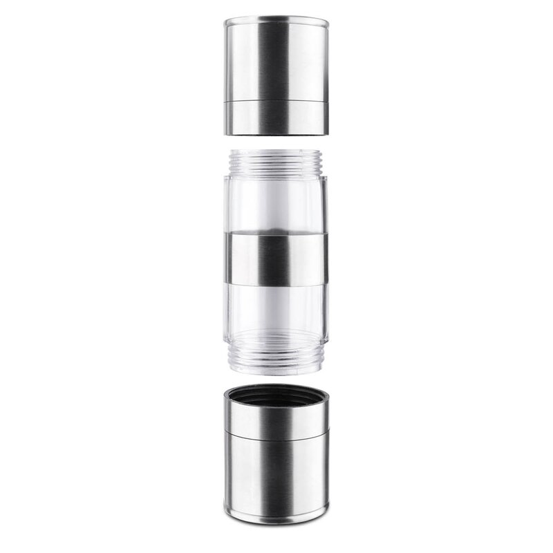 Karl Weis Salt-og pepperkvern dobbel 19x5,5x5,5 cm stål