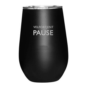 Pictureit Termokopp velfortjent pause 33 cl svart