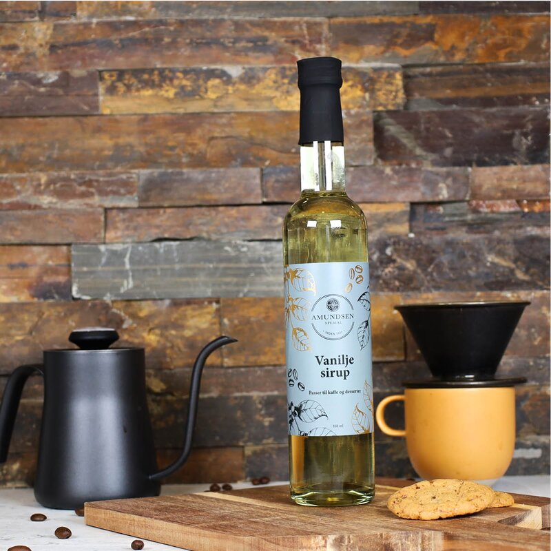 Amundsen Spesial Kaffesirup med vanilje 350 ml