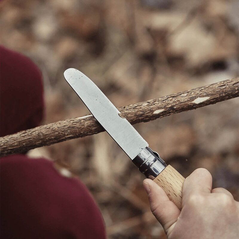 Opinel My first Opinel lommekniv 8 cm bøk m/beltehylster