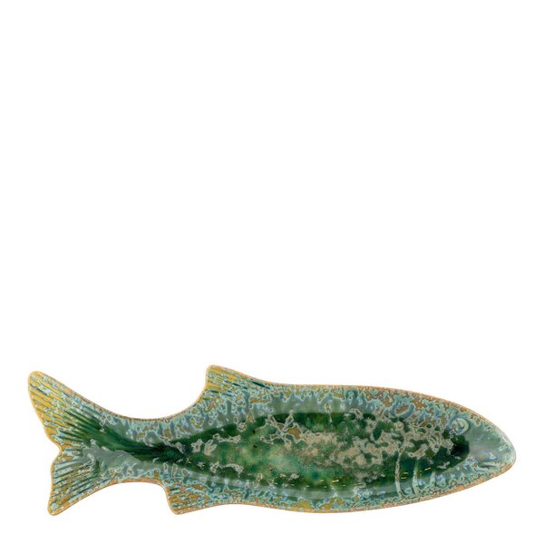 Creative Collection Hadden serveringsfat 42x3,5x13 cm grønn