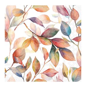 Ambiente Serviett 33x33 cm 20 stk Colourful Leaves