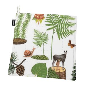 Arvidssons Textil Skogsliv gryteklut grønn