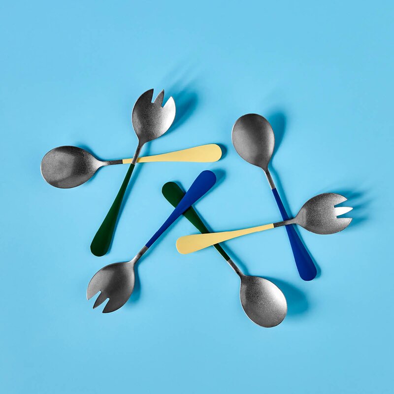 Nicolas Vahé Salatbestikk 20 cm gul