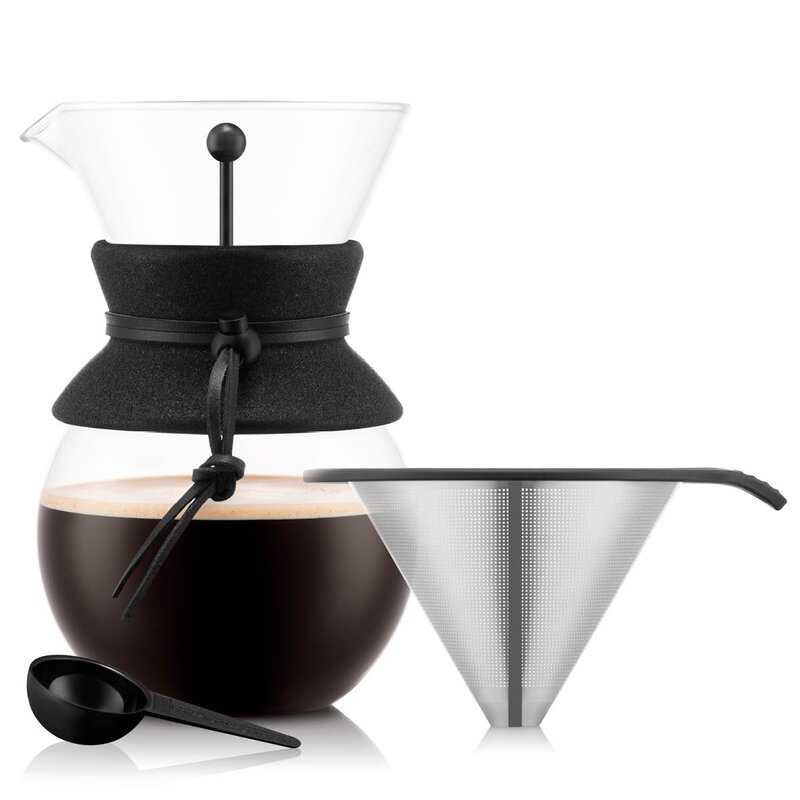 Bodum Pour over kaffebrygger 1L svart