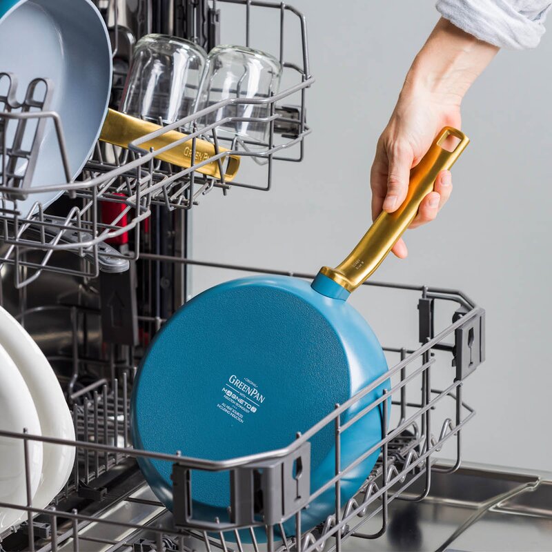 GreenPan Evolution keramisk stekepanne 28 cm blå