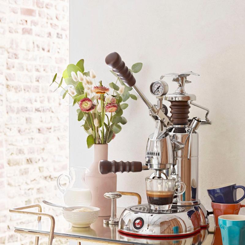 La Pavoni Lever espressomaskin 0,8L esperto abile stål