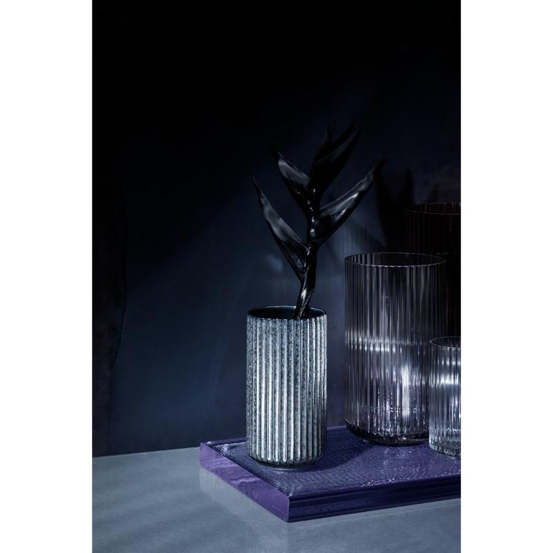 Lyngby Porcelæn Radiance vase h15 cm blå