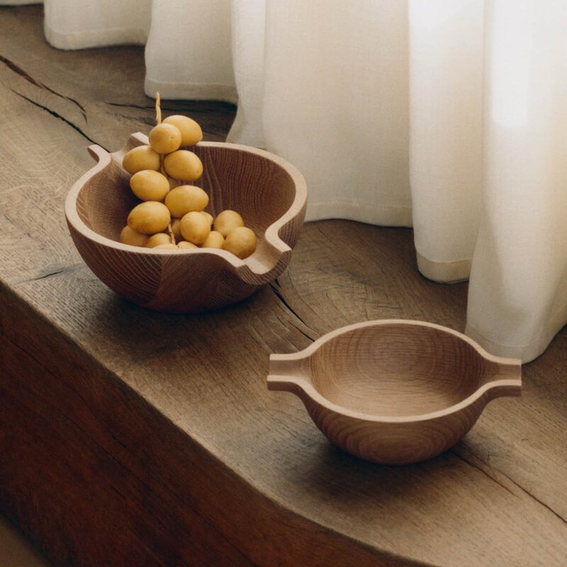 Georg Jensen Henning Koppel bolle medium 21 cm eik