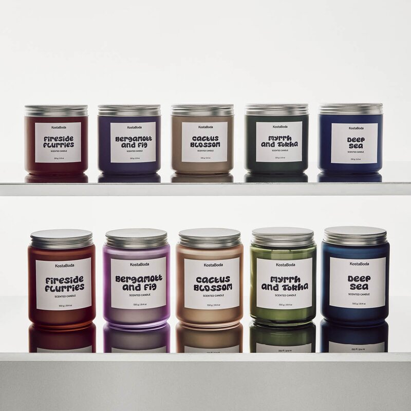 Kosta Boda Mind duftlys 13 cm Cactus Blossom