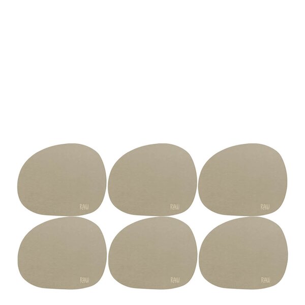 Aida RAW Soft glassbrikke 6 stk mellow clay
