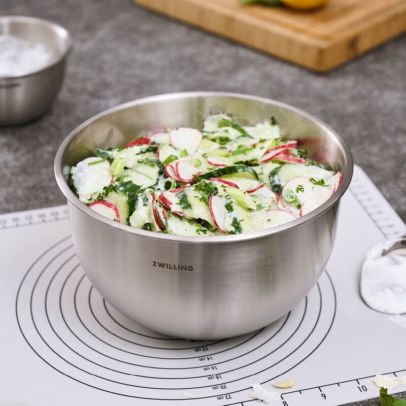 Zwilling Fresh & Save vakuumskål i rustfritt stål med lokk 1,75L 18 cm