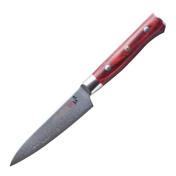 Zanmai Flame Classic Damaskus PRO Petty kniv 11 cm pakkawood