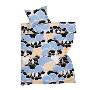 MoominArabia Mummi sengesett 140x200 cm Småstein multi