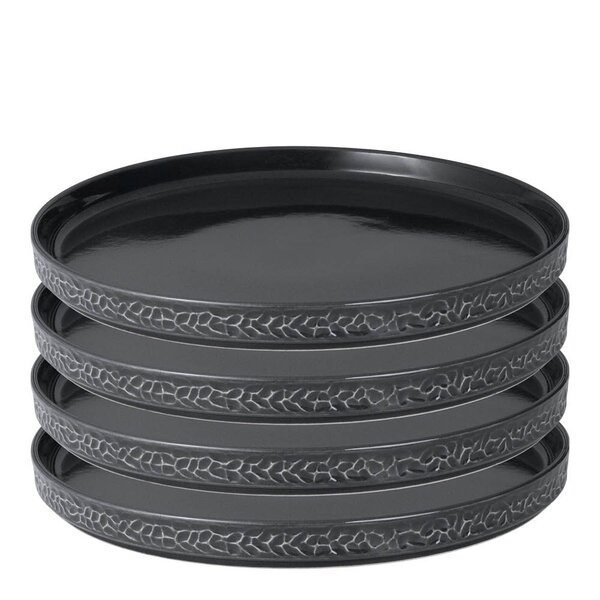 Vargen & Thor Servisen C tallerken 25 cm 4 stk antrasitt