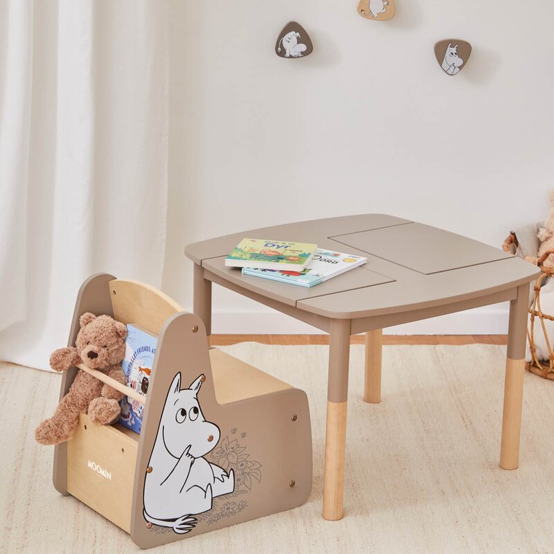 Barbo Toys Mummi oppbevaringstol 45x33x48 cm beige