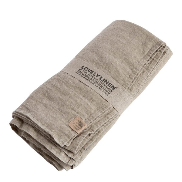 Lovley Linen - Lovely bordduk lin 145x380 cm Natural Beige