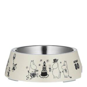 Muurla Mummi Pets matskål 325 ml 80 år lys gul