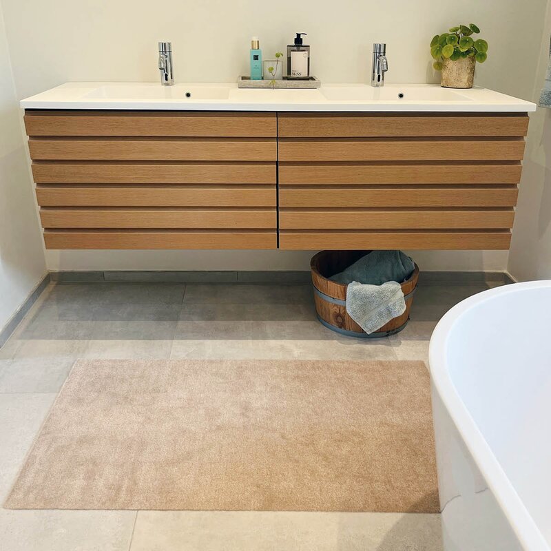 Tica Copenhagen Unicolor gulvmatte 120x67 cm ivory