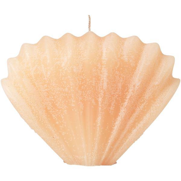 Broste Copenhagen Seashell figurlys 10x15 cm apricot cream