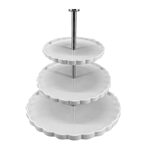 Modern House Daily Use etasjefat 30x34 cm 3 etasjer hvit