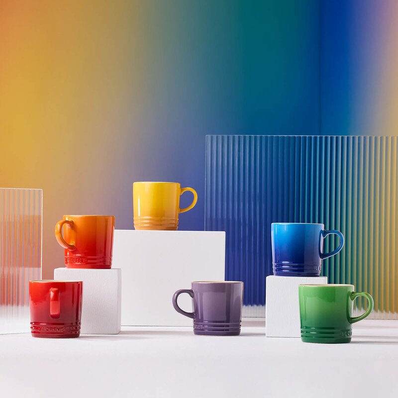 Le Creuset Rainbow krus 40 cl 6 stk 