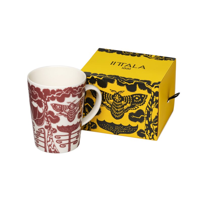iittala Taika krus 40 cl Yö granatrød gaveeske