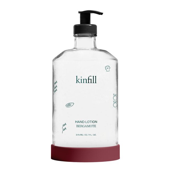 Kinfill – Håndkrem med glassdispenser 375 ml bergamote