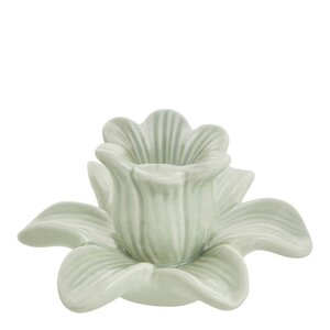 Lene Bjerre Deanne lysestake blomst 5,6 cm lysegrønn