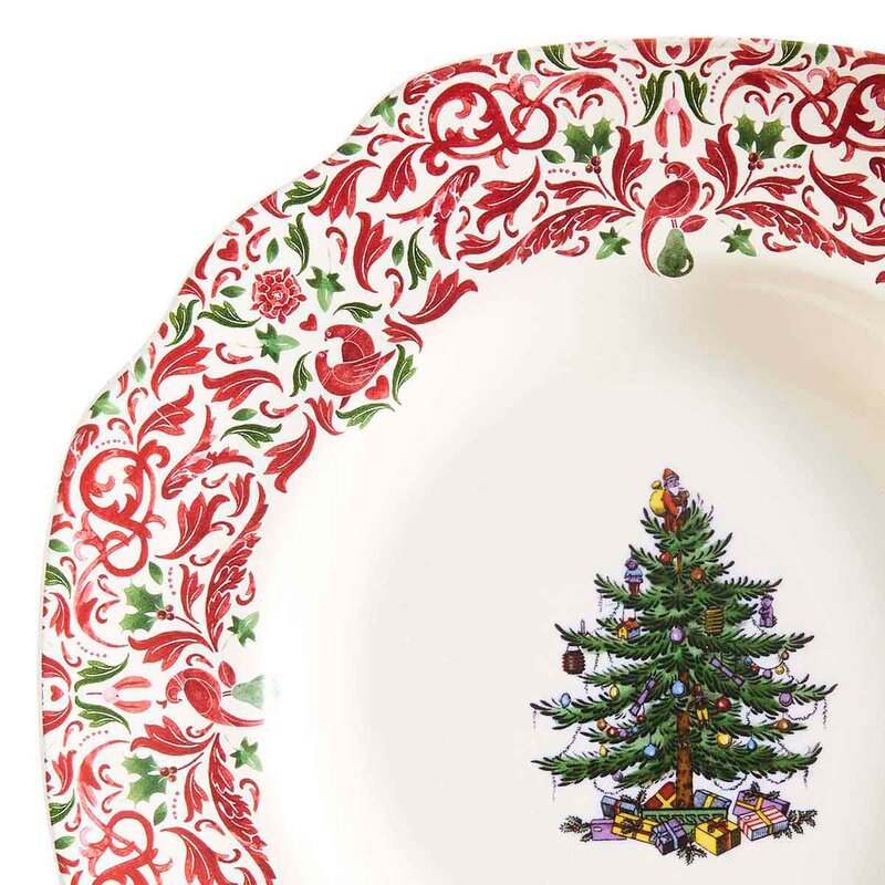 Spode Christmas Tree Yuletide kuvertallerken 20 cm
