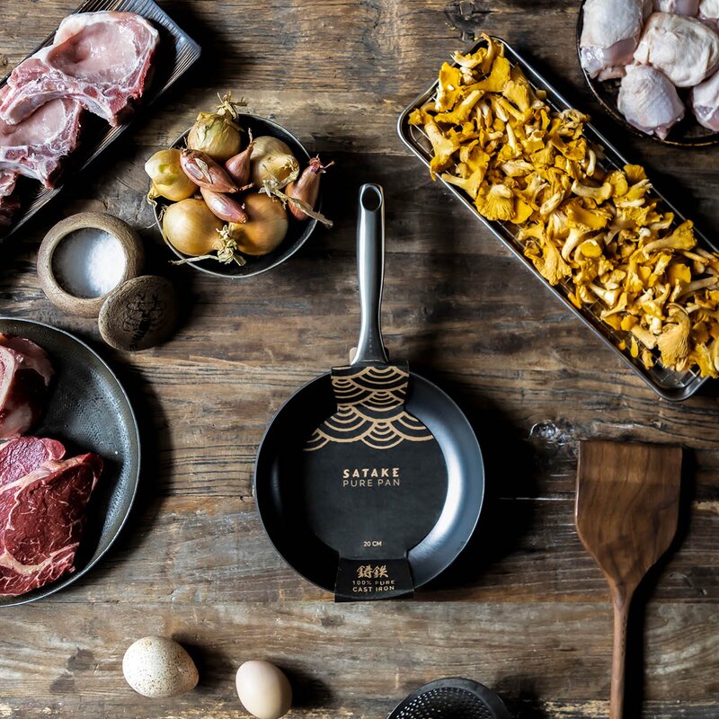Satake Pure Pan støpejernspanne 20 cm