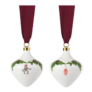 Royal Copenhagen Stjerne Riflet Jul ornament 2025 2 stk