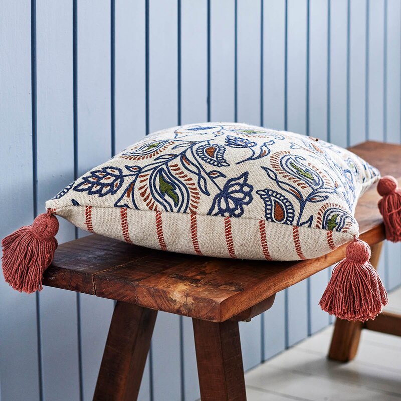Creative Collection Paisley pute 45x45 cm flerfarget